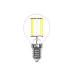Led-g45-6w/3000k/e14/cl/slf лампа светодиодная. форма “шар”, прозрачная. теплый белый свет (3000K). ТМ Volpe, 1шт