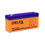 Аккумулятор UPS 6В 3.2А.ч Delta DTM 6032, 1шт