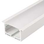 Профиль с экраном SL-Linia62-F-2500 White+opal, 1шт
