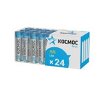 Элемент питания алкалиновый AA/LR6 пластик. бокс (уп.24шт) КОСМОС KOCLR6_24BOX, 1упак. 24шт