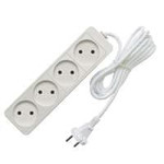 Удлинитель 4х3м без заземл. 10А IP20 2.2кВт ПВС Союз 481S-1403, 1шт