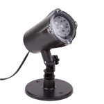 Led проектор, белые снежинки, 230в, 1шт