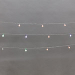 Гирлянда светодиодная Шарики 5м, 20LED, IP20, прозрачный провод, свечение мульти (RG/RB), контроллер 8 режимов, 230В NEON-NIGHT, 1шт