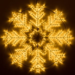 Фигура ARD-SNOWFLAKE-M8-950x950-540LED Warm (230V, 33W), 1шт
