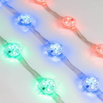 Модуль управляемый DMX-B3-D30 12V RGB (0.72W, IP68, 140 deg) (RGB), 40шт