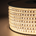 Светодиодная лента LP SMD 2835, 120 Led/m, IP67, АС220V, NEW (теплый белый 3000K), 10м