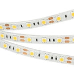 Светодиодная лента RTW 2-5000SE 12V 2x (5060, 300 LED, LUX) (холодный белый 8000K), 5м