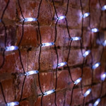 Гирлянда Сеть 2x1,5м, черный КАУЧУК, 288 LED Белые (шнур питания в комплекте), 1шт