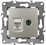 12-3110-15 ЭРА Розетка комбинированная RJ45+TV, IP20, Эра12, перламутр, 1шт