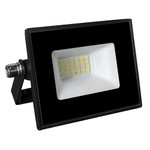 Прожектор светодиодный 30W 6500K  AC220-240V/50Hz IP65, черный в компактном корпусе, SFL51-30, ПРОМО, 1шт