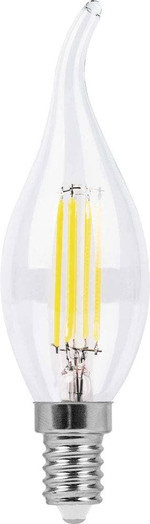 Лампа светодиодная LB-67 Свеча на ветру E14 7W 2700K, 91790, 1шт
