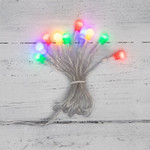 Гирлянда светодиодная Шарики 1,5 м, 10 LED, прозрачный ПВХ, цвет свечения мультиколор, 2 х АА (батарейки не в комплекте) NEON-NIGHT, 1шт