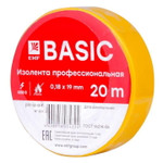 Изолента класс А 0.18х19мм (рул.20м) желт. EKF plc-iz-a-y, 1шт