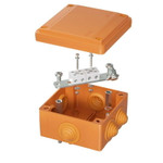Коробка ответвительная FS 100х100х50мм 4р 450В 6А 4кв.мм с каб. вводами и клеммн. IP55 пластик. DKC FSB11404, 1шт