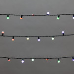 Гирлянда Мультишарики 20м, 200LED, диаметр 15мм, IP44, зеленый провод, свечение мульти (RG/RB), мигание, 230В NEON-NIGHT, 1шт