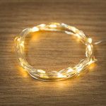 Гирлянда светодиодная Роса 2 м, 20 LED, теплое белое свечение NEON-NIGHT, 1шт