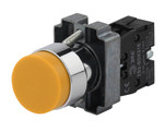 Кнопка управления ЭРА BBT71-BL-K05E LAY5-BL51 без подсветки желтая 1з, 1шт