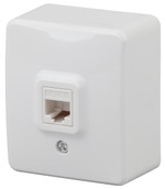 11-3203-01 ЭРА Розетка информационная RJ45, ОУ, IP20, Эра Эксперт, белый, 1шт