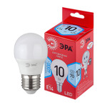 Лампочка светодиодная ЭРА RED LINE LED P45-10W-840-E14 R Е14 / E14 10Вт шар нейтральный белый свет, 1шт