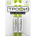 Батарейки Трофи LR6-2BL ENERGY Alkaline, 2шт