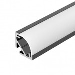 Профиль SL-KANT-H10-2000 BLACK (Arlight, Алюминий), 2м