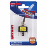 Тумблер 12V 30А (3c) ON-OFF однополюсный с красной LED подсветкой (ASW-07D-2) REXANT (в упак. 1шт.), 1шт