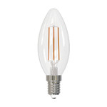 LED-C35-5W/4000K/E14/CL/SLF Лампа светодиодная. Форма “свеча”, прозрачная. Белый свет (4000K). ТМ Volpe, 11