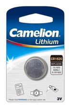 Элемент питания литиевый CR1620 BL-1 (блист.1шт) Camelion 3610, 1упак. 1шт