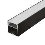Профиль с экраном SL-LINE-7477-2500 BLACK+OPAL, 1шт