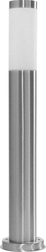 Светильник садово-парковый DH022-650, Техно столб, 18W E27 230V, серебро, 94283, 1шт