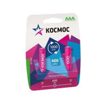 Аккумулятор AAA/R03 600мА.ч Ni-MH (блист.2шт) КОСМОС KOCR03NIMH(600MAH), 1упак. 2шт