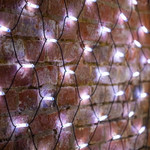Гирлянда Сеть 2x3м, черный КАУЧУК, 432 LED Белые (шнур питания в комплекте), 1шт
