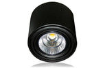 Накладной светодиодный светильник ASV-14S-20W (220V, 20W, черный) (теплый белый 3000K), 1шт