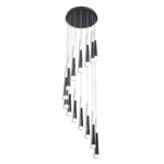 Citilux Вегас CL227141 LED Люстра каскадная Чёрная, 1шт