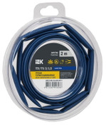 Трубка термоусадочная ТТУ нг-LS 3⁄1.5 син. (уп.2м) IEK UDR12-003-D15-002-K07-T, 1УП.2 м