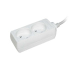 Удлинитель 2х1.5м без заземл. 10А IP20 У2 2P 250В 2х0.75 IEK WYP10-06-02-01-N, 1шт