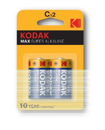 Батарейки Kodak LR14-2BL MAX SUPER Alkaline [KC-2], 2шт