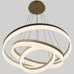 Люстра AC14-130W three ring 220V (дневной белый 4000K), 1шт