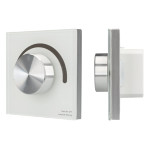 Панель SMART-P98-DIM-G-IN White (230V, 1.5A, 0/1-10V, Rotary, 2.4G), 1шт