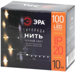 Enin -10nw эра гирлянда led нить 10 м теплый свет 220v, 1шт