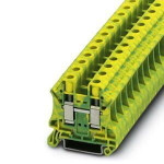 Клемма заземления UT 10-PE Phoenix Contact 3044173, 1шт