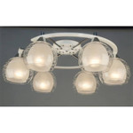 Citilux Буги CL157161 Люстра потолочная Белая Хром, 1шт