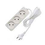 Удлинитель 3х3м без заземл. 10А IP20 2.2кВт ПВС Союз 481S-1303, 1шт