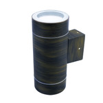 UUL-S92A 2х50W/GX53 IP65 BRONZE Светильник уличный, под две лампы GX53. Архитектурный накладной. Корпус бронза. TM Uniel, 1шт