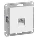 Розетка телефонная 1-м СП AtlasDesign RJ11 механизм бел. SE ATN000181, 1шт