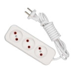 Удлинитель 3х2м без заземл. 10А IP20 Lila LEZARD 720-0302-303, 1шт
