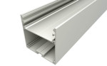 Профиль накладной алюминиевый LC-LP-6060-2 Anod, 2м
