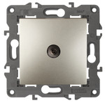 14-3102-04 ЭРА Розетка TV проходная, IP20, Эра Elegance, шампань, 1шт