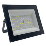 Прожектор светодиодный 2835SMD, 100W 6500K  AC220-240V/50Hz IP65, черный в компактном корпусе, SFL51-100, ПРОМО, 1шт