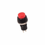 Выключатель-кнопка 250V 2А (2с) ON-OFF красная Micro (PBS-20А) REXANT, 10шт